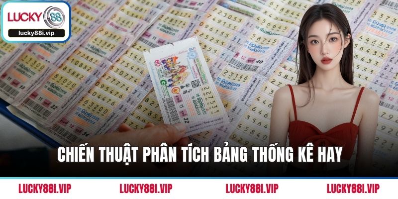 Chiến thuật phân tích bảng thống kê hay